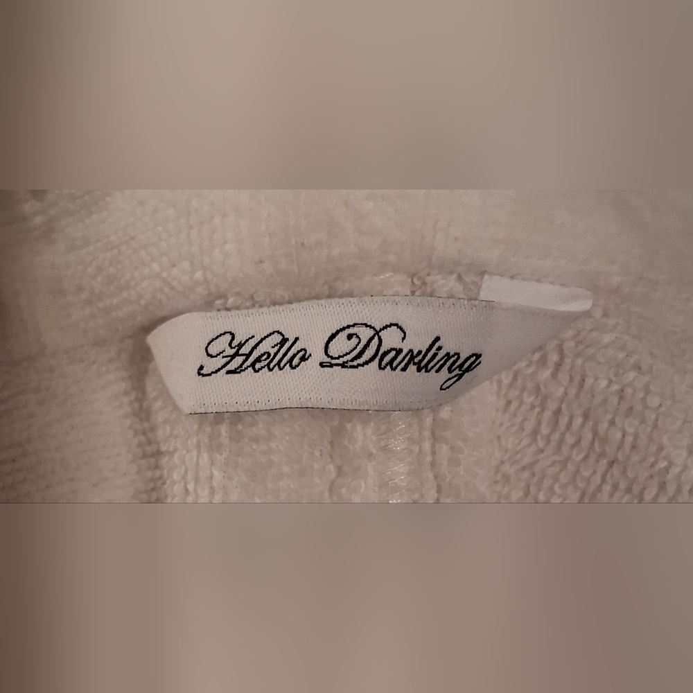 NWOT BASK White Turkish Cotton Resort Luxury Poolside Toweling Blazer XXL 48EU - Picture 10 of 11
